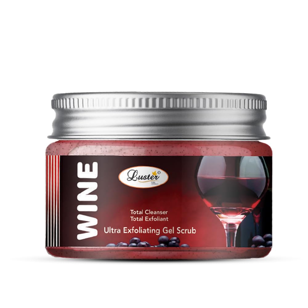 Luster Wine Gel Scrub | Exfoliating | Rejuvenating | Cleansing Scrub - 50ml-picture-42