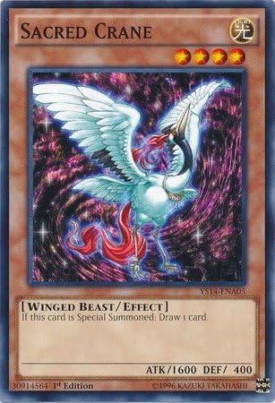 YU-GI-OH! - Grulla Sagrada (YS14-ENA05) - Paquete Power-Up de Enfrentamiento Espacio-Tiempo - 1ª Edición - Común