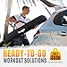 Yes4All Baseball Practice Training Equipment, 5 Elastic Bowstrings Softball/Baseball Hitting Trainer for All Ages, Adjustable Height & Portable Baseball Batting Practice Swing Trainer