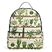 Orediy Cactus sur étagère Sac à dos pour école ou livre