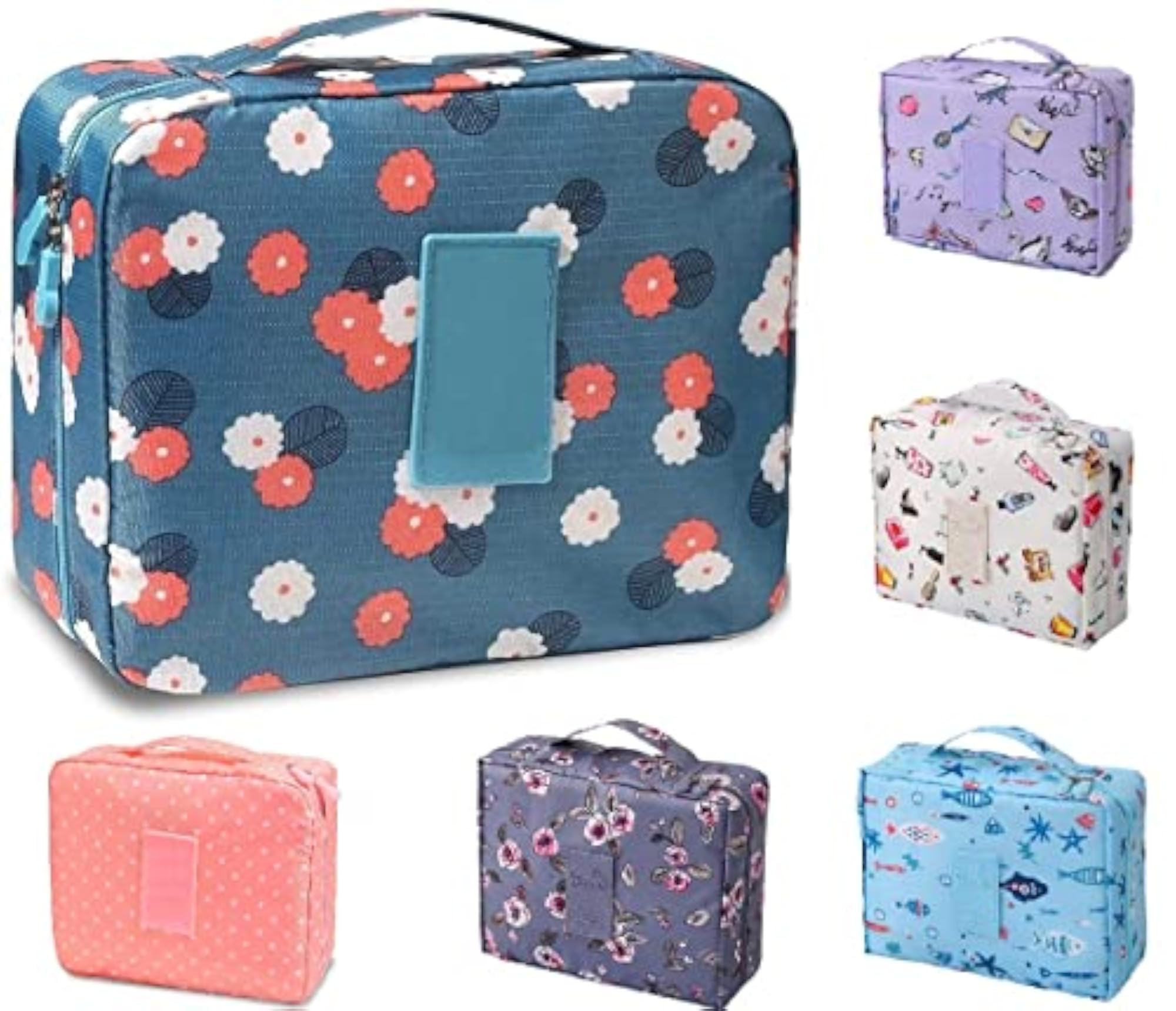 Foldable Travel Toiletry Vanity Bag Professional Cosmetic Bag