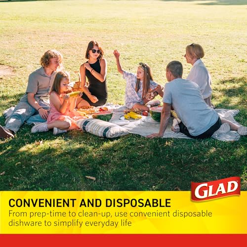 Glad Everyday Clear Plastic Cups, Red White and Blue, 18 Oz, 20 Count, 6-Pk - image 5