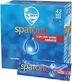 Spatone 100% Natural Iron Supplement (42 Sachets), Daily Convenient Liquid Iron Sachets, Nothing Artificial, Better Absorption than Tablets, Less Side Effects, Original Flavour