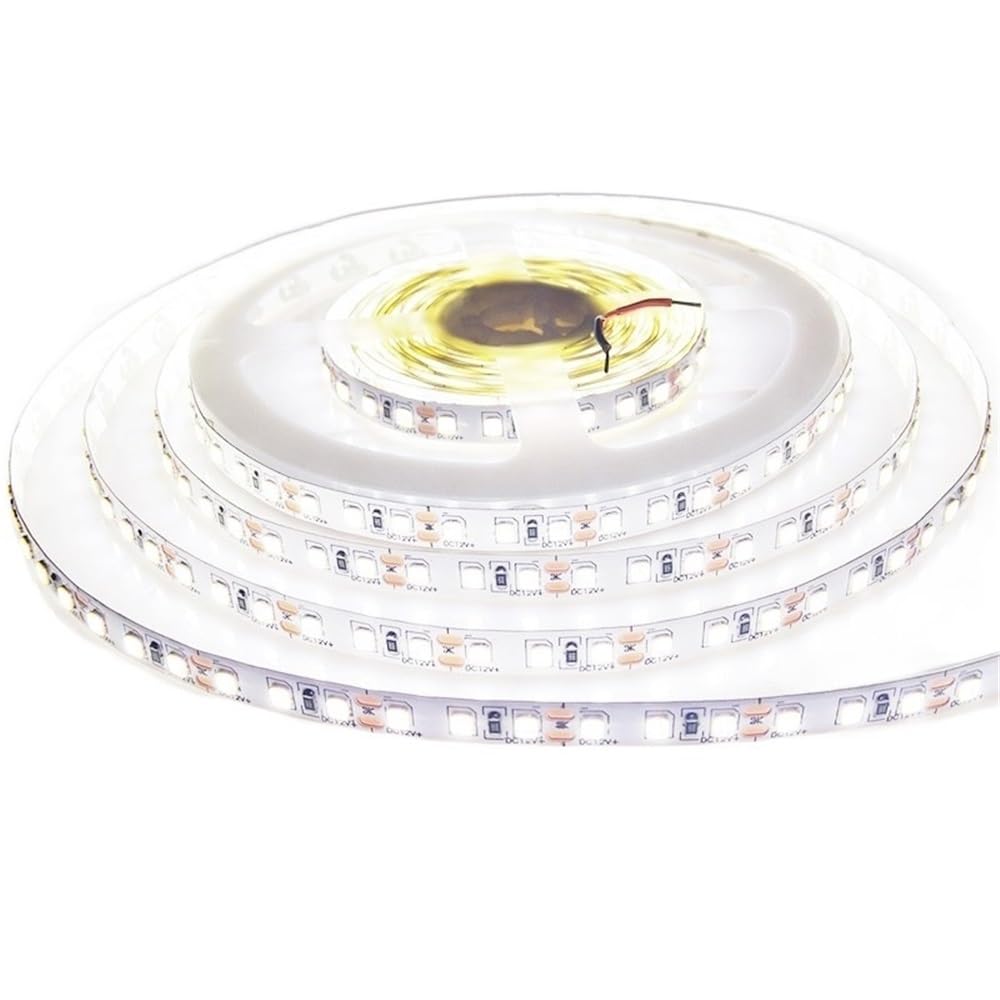 Exterior/interior decorativos, Juego de 4 rollos de tiras LED 2835SMD DC12V, 20 m, IP20, no impermeables, for decoración de salas de estar, pasillos, cocinas y bares.(Cool White)