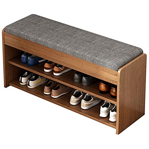 Banc de jardin anti-rouille pour petit balcon, assise confortable et meuble chaussures