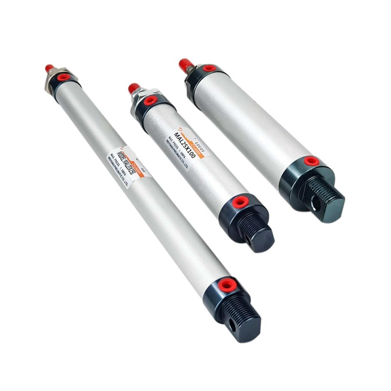 Cilindro de aire de doble acción con carrera de 300 mm para un control fluido 7