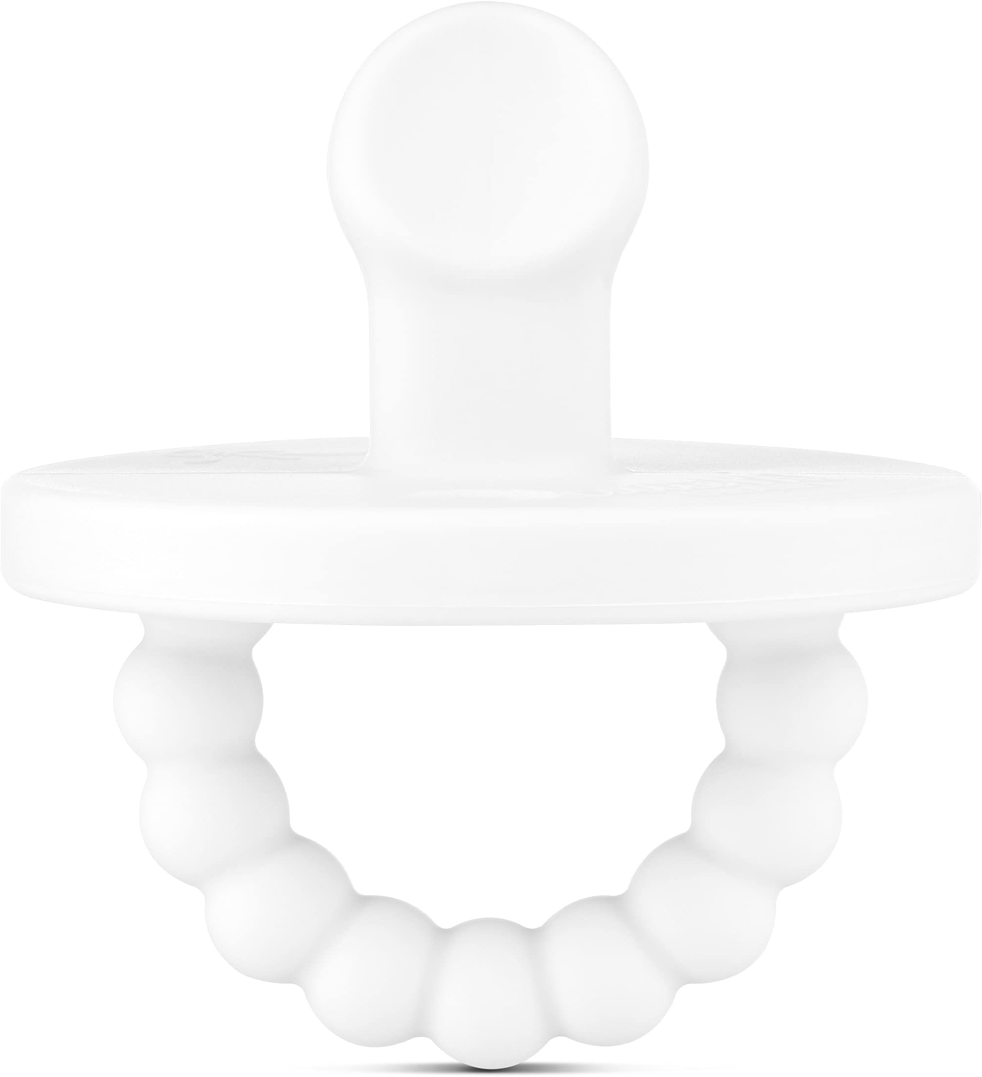 Cutie PAT Pacifier Teether (Slant, White)