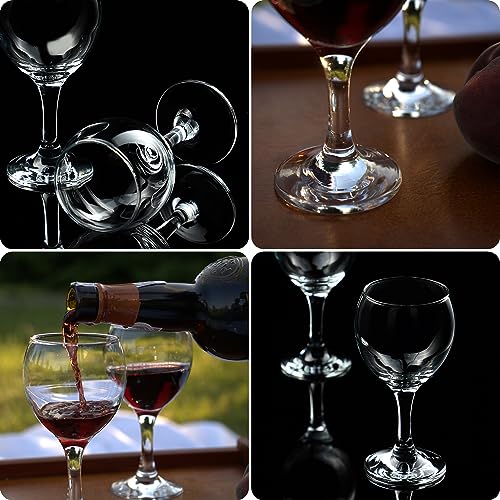 KADAX Calici da vino, lavabili in lavastoviglie, set di bicchieri da vino di alta qualità ed elegante, per vino rosso e bianco, calici per servire vino e spumante (6 x 210 ml, per vino rosso) - immagine 4