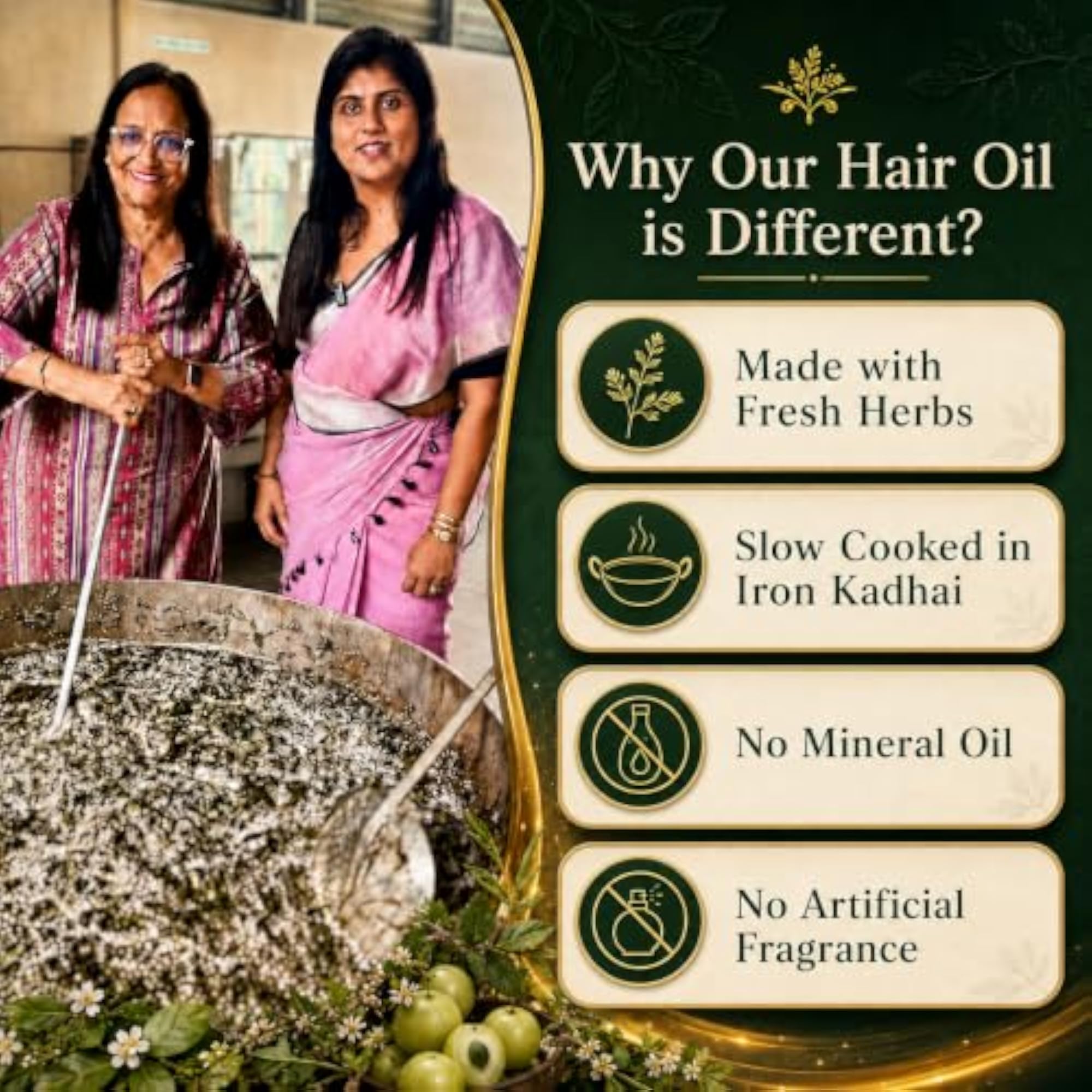 13 Herbs Hair Oil for Growth & Fall Control