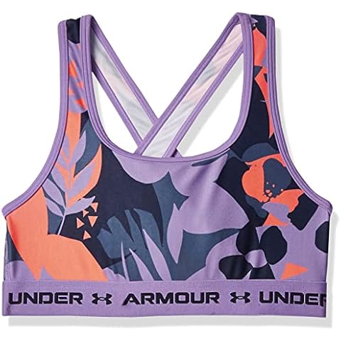 Under Armour Girls' Vivid Lilac Sports Bra Cover