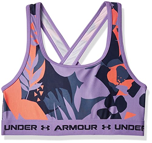 Brassière Under Armour Crossback Mid imprimée pour adolescente active