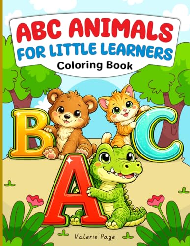 ABC Animals For Little Learners: An Autism Friendly Coloring Book