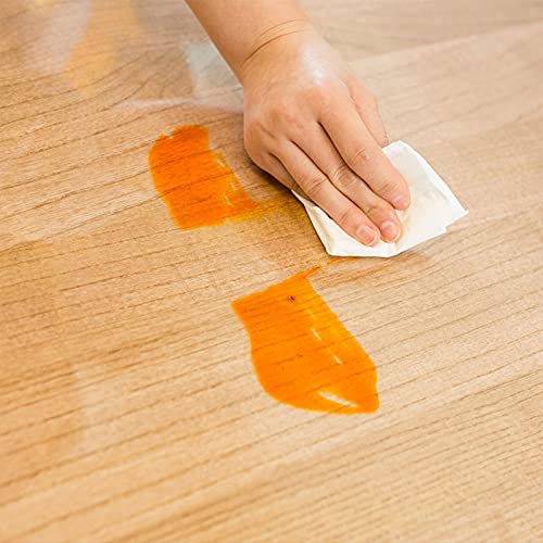 Nappe de protection contre les taches en PVC transparent pour bureau et table - 6
