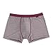 KNITLORD Men's Luxury Bamboo Viscose Boxer Underwear Ultra Soft and Breathable Stripes Boxer Briefs 5 Pack (M)