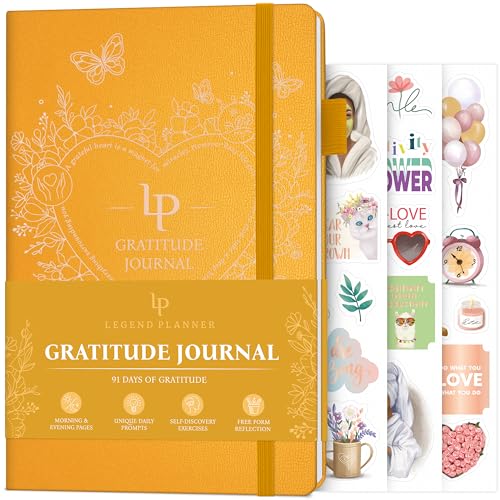 Legend Gratitude Journal – Diário Diário Guiado para Promover Pos...