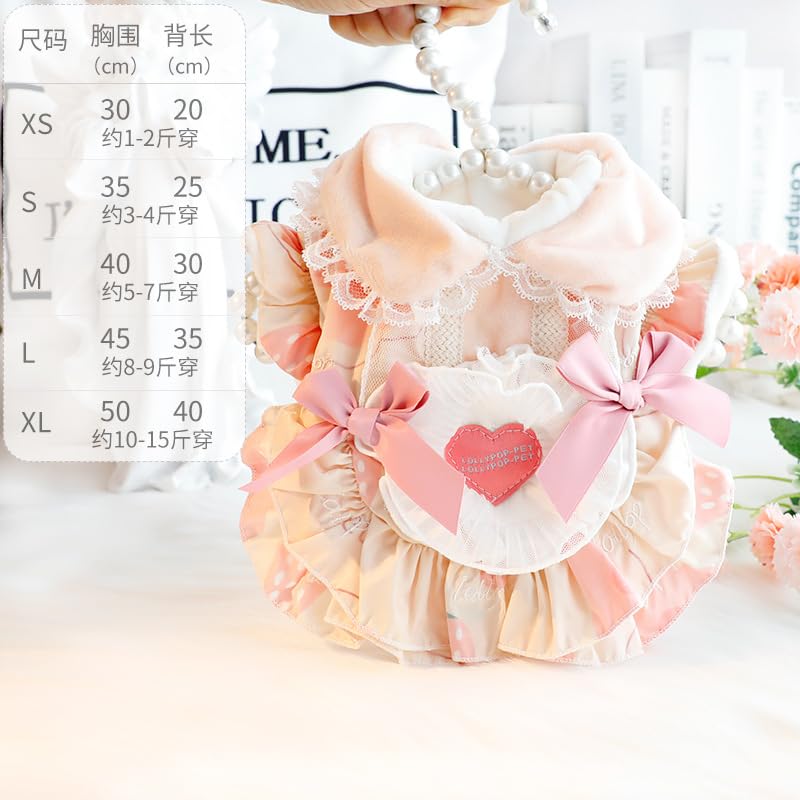 Disfraz para perros AZA princesa talla L rosa miniatura 3