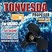 Tonvesda Boat Propeller for Suzuki Outboard Engine Aluminum Propeller 50HP 60HP 70HP 90HP 100HP 115HP 140 HP,13 1/2x15 13 1/4x17 13x19 13 3/4x17 13 3/4x19 13 3/4x21 14x17 14x19,15 Spline Tooth,RH