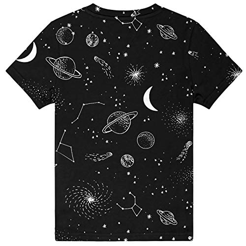 Image of Hgvoetty Boys Girls Graphic T-Shirts Kid 3D Casual Tops Tees for 6-16 Years
