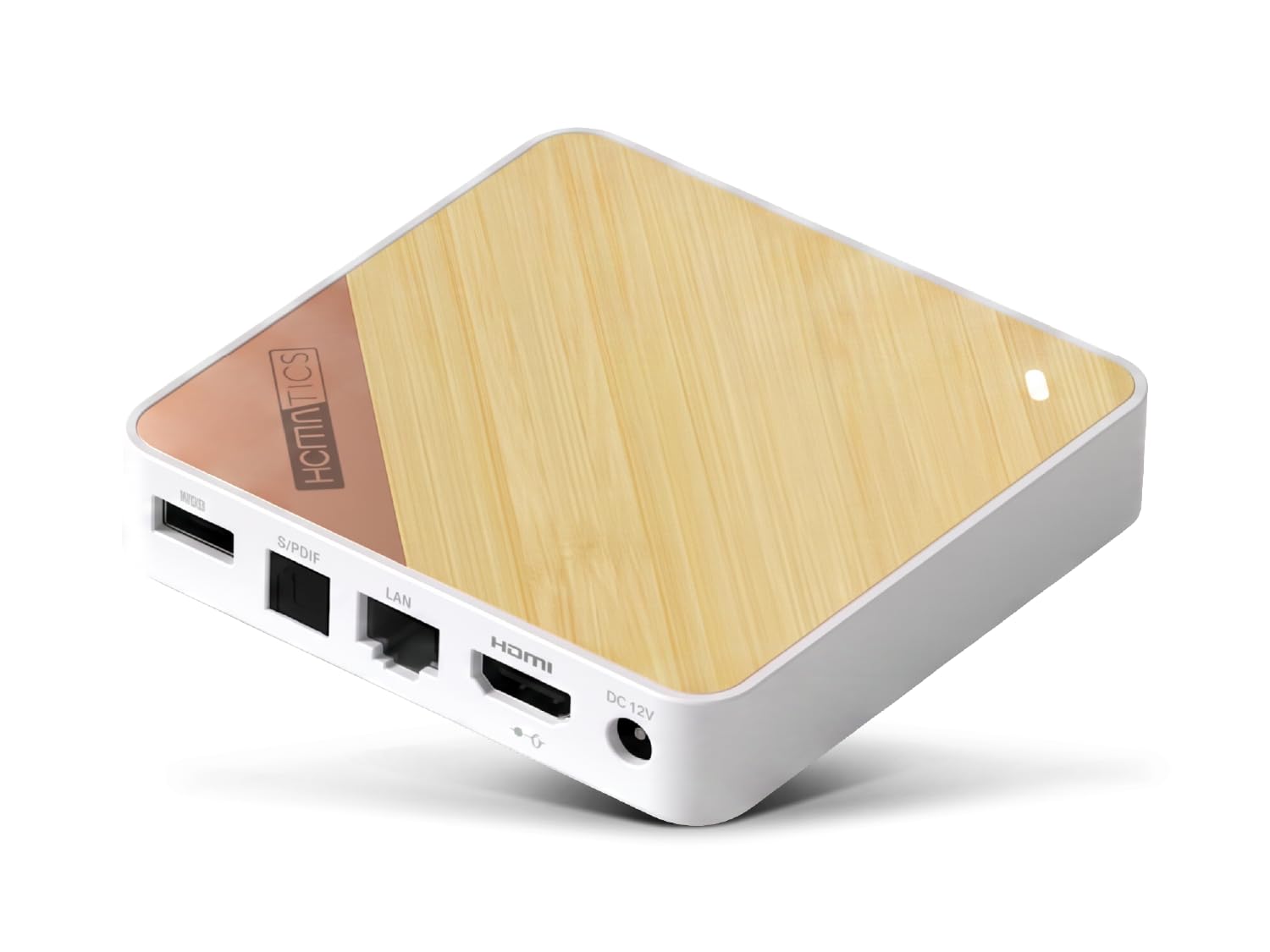 Homatics Box 4K V2 Google TV Mediaplayer 4K UHD, HDR, Wi-Fi 6 Dual Band 2.4G/5 GHz, Bluetooth 5,2, 32GB Flash, Quad Core 30000 DMIPS, Netflix, Prime Video, YouTube, Google Play, Dolby Atmos