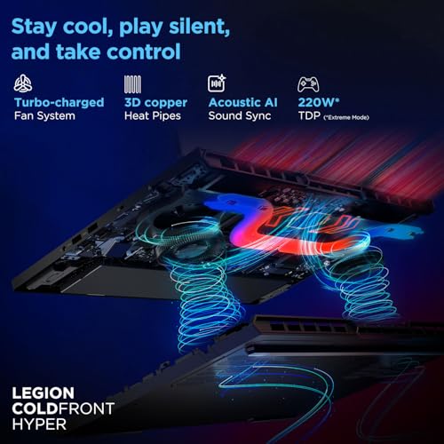 Image of Lenovo Legion Pro 5 2025 Intel Core Ultra 9 275HX | NVIDIA RTX 5070Ti 12GB (32GB RAM /1TB SSD /WQXGA OLED /240Hz /16(40.64cm) /Windows 11 /Office 2024 /Black /2.4Kg), 83LU0011IN AI Powered Gaming Laptop