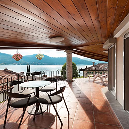 Artificial Fall Flowers With Hanging Baskets, Fake Silk Daisy Flowers Plants In Baskets, Faux Flower Centerpieces For Outdoor Garden Yard Pouch Patio Indoor Home Decoration (White) #TOP5