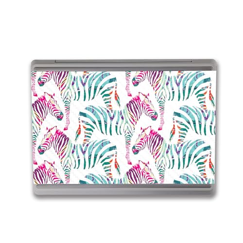Image of MightySkins Carbon Fiber Skin Compatible with Microsoft Surface Laptop Go 3 (2023) Full Wrap Kit - Zebra Mosaic | Protective, Durable Textured Carbon Fiber Finish | Made in The USA