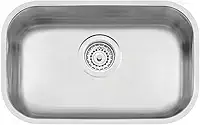 Cuba para Cozinha em Inox Retangular 47x30cm Cromo Acetinado