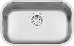 Cuba para Cozinha em Inox Retangular 47x30cm Cromo Acetinado