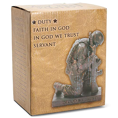 Dicksonsdutyfaithgodprayingsoldier5inchgoldresinstonetabletopfigurine  Urban Country Home Decor Dicksons duty faith god praying soldier 5 inch gold resin stone table top figurine  urban country home decor