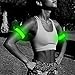 BSeen LED Armband, 2 Pack Glow in the Dark Adjustable Sports Wristbands, High Visible Night Safety Light up Bracelet for Running, Cycling, Jogging, Dog Walking (Green)