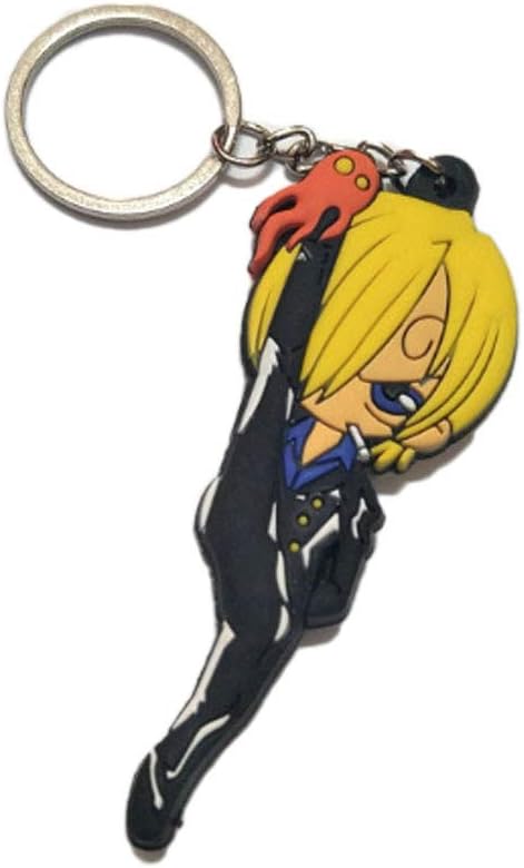 DOFE One Piece Keychain,PVC Keychains,keychains for kids,keychains for backpack.