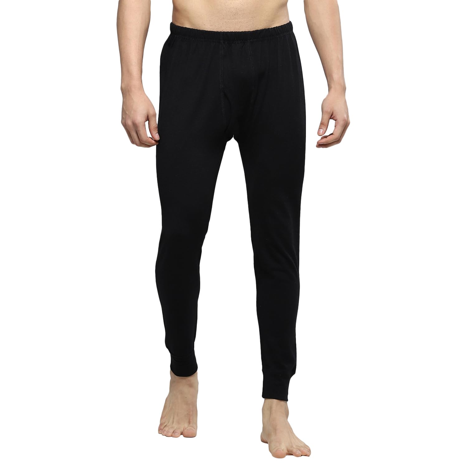 monte carlo Mens Solid Black Thermal Lower-picture-19