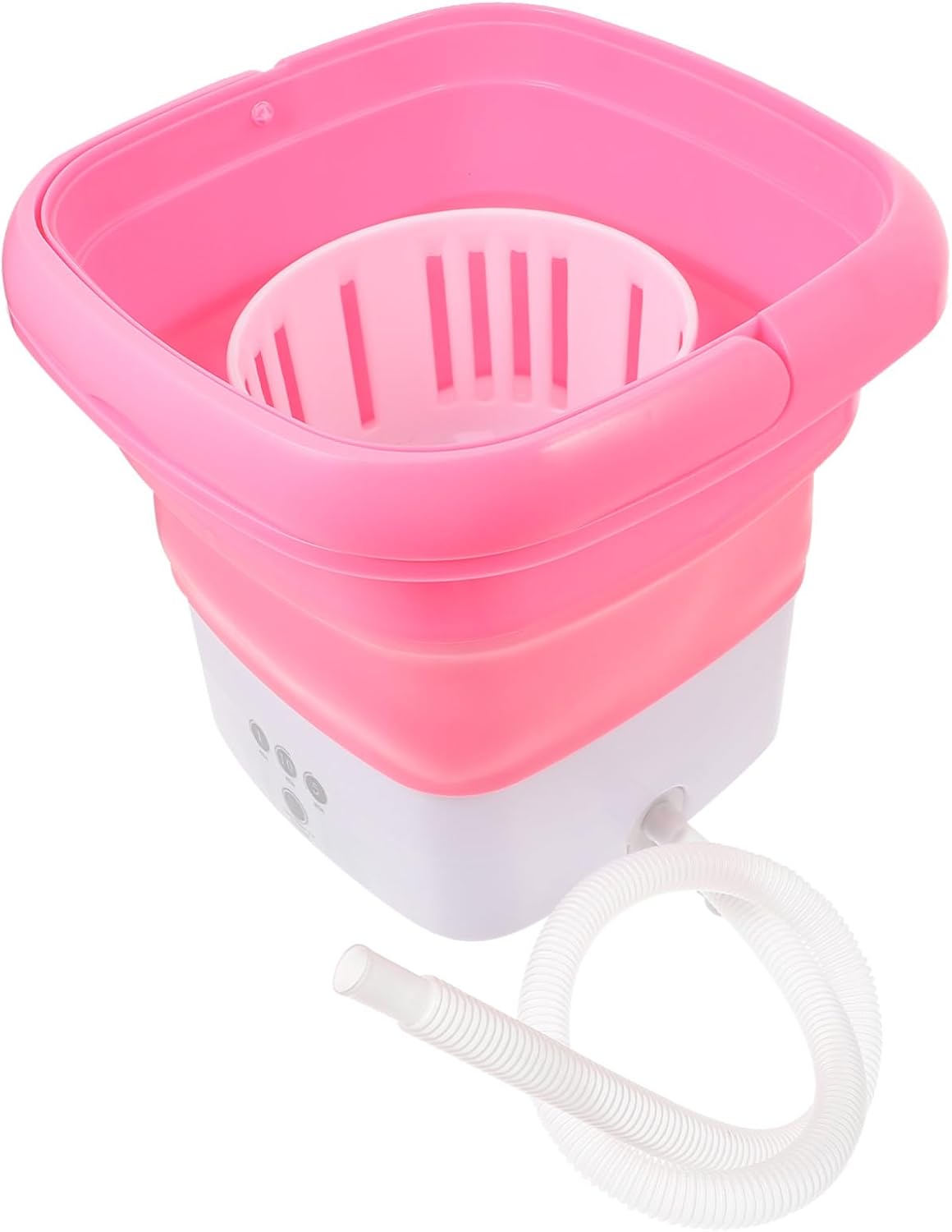 LIFKOME Portable Mini Washing Machine Foldable Design Small Load Automatic Washer with Timer Touch Screen for Travel Camping Apartments US Plug