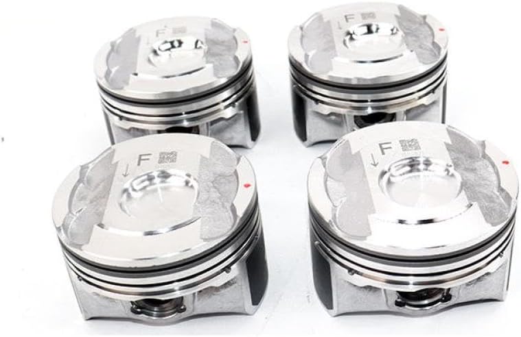 1Set Car Engine Pistons Compatible With SAIC GT 1.4T Roewe RX5 HS GS 1.5T 15E4E Models Replacement Part 12667057(Containing ring)