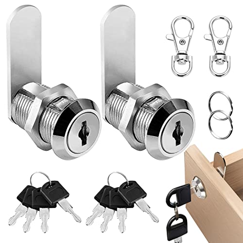 Cerradura de Buzón Cerradura de Casillero 18 Mm de Diámetro Cerradura de Buzón Universal Cerradura de Puerta Cerradura de Seguridad Con 4 Llaves Cerradura de Cajón Cerradura de Mortaja Paquete Cover