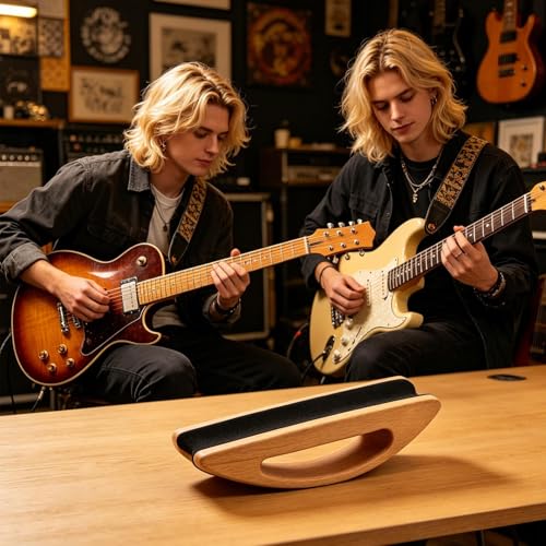 Support de cou de guitare stable pour l'entretien d'instruments sur établi - 4
