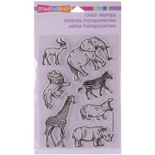 Stampendous Perfectly Clear Stamp Sets, Serengeti