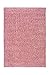 Price comparison product image Luxor Soft Baby Pink Fluffy Shaggy Area Rug. Living Room, Bedroom, Lounge, Hallway, Conservatory. 120x170cm. Modern Style Rugs