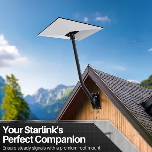 TNP Pole Mount Kit for Starlink Gen 3, 30-Inch Adjustable Roof/Wall Bracket - image 2
