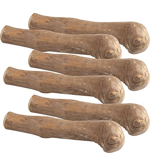 Ziyonix 3 Stück Kaffeeholz Für Hunde Kauspielzeug Hund Welpe Kaffeeholz Kaustab Für Hund Hundespielzeug Kauen Stifte Kauen Natürliches KaffeeHolz Ideal Für Welpen & Kleine Hunde XXS (14cm*1.8-2