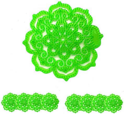 Anti-Splash Urinal Screen Deodorizer, Urinal Screens, Mat, Scent Lasts 30 Days, Ideal for Bathroom, Office, Hotel, Restaurant, School, Supermarket, Pack of 8 (Green)