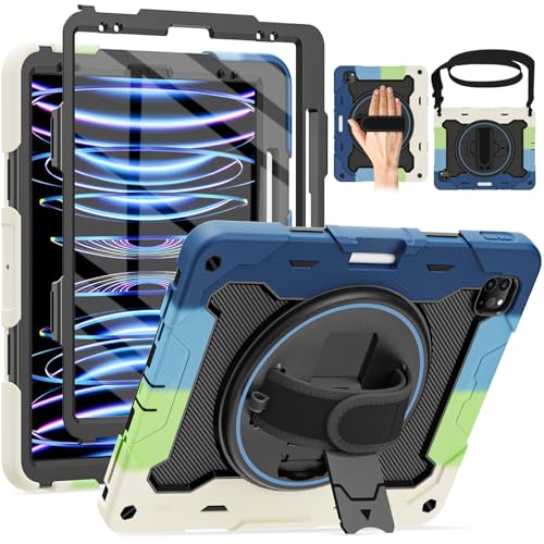 ROSROME for iPad Pro 12.9 inch Case (6th/5th/4th/3rd Gen) for Kids
