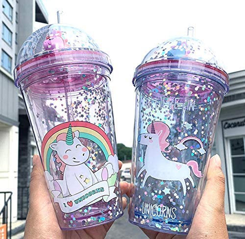 Ybn Premium Kids Unicorn Vacuum Flask/Water Bottle/Mason Jar/Sipper Glass Tumbler/Sipper (Pink), 500 Milliliter - 500 Ml (B0BN6JMBJV) Amazon Price History, Amazon Price Tracker