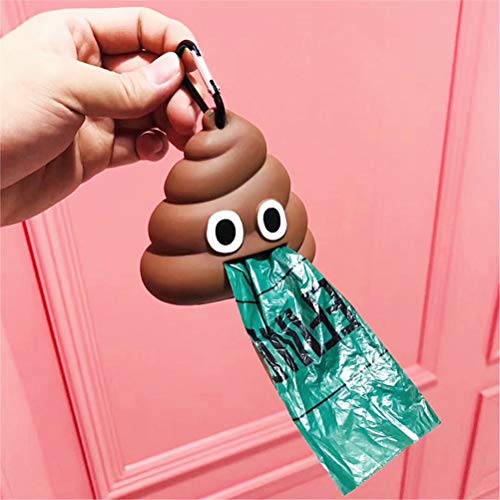 J-ouuo Dog Poop Bag Holder Cute Poop Garbage Bag Separator Portable Disposable Bag Dispenser for Pet Dog Waste Bags - Image 3