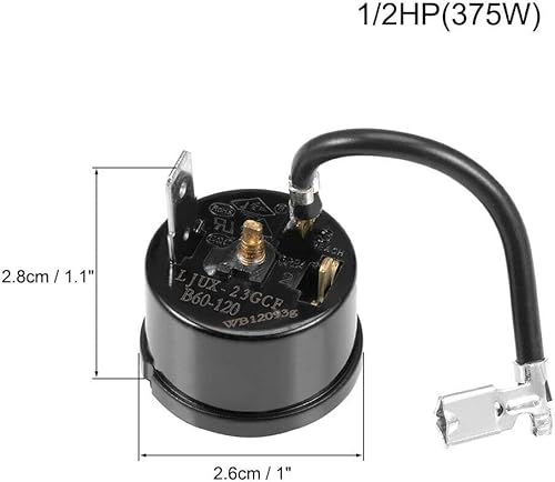 Miniatura 8 de Pieza de repuesto NUEVO 12HP 375W Refrigerador Protector de sobrecarga térmica Compresor