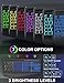 Wireless Keyboard and Mouse Combo - 9 Backlit Effects, RGB, Ergonomic Wrist Rest, Phone Holder, 2.4G Full Size, Rechargeable, Sleep Mode, Quiet Keyboard Set for Computer, PC, Laptop, Mac, Windows