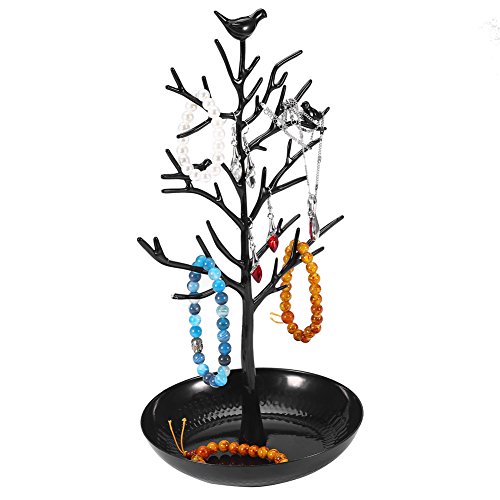 Boucles d'oreilles en métal crémaillère Collier Organisateur Porte Bijoux Ornement Écran Arbre Support Multifonction 3 Couleurs, Cornaline Cover