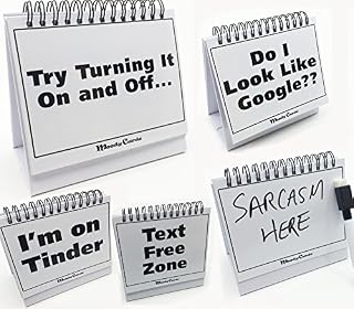 Moodycards - Funny Office Gifts - Over 30 Different Mood and Practical Flip-Over