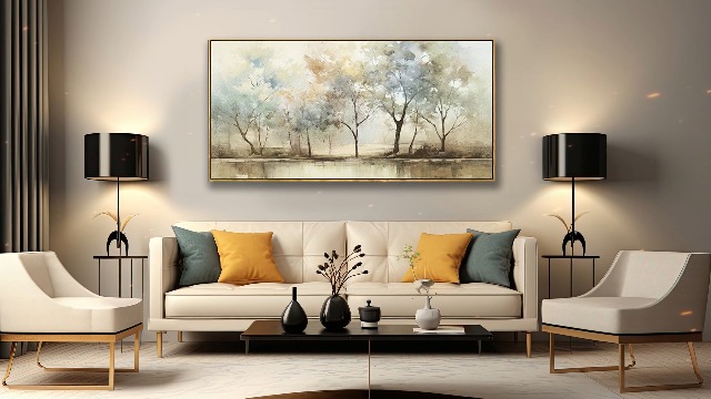新品24-25NOVEMBER ARTISVE152cm Amazon.com: V-inspire 3D Textured Wave Canvas Wall Art, 24 x
