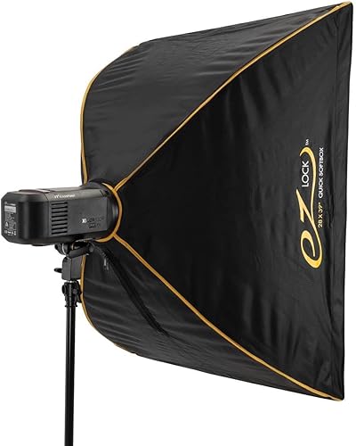 Miniatura 9 de Glow EZ Lock - Kit de iluminación rectangular de 28 x 39 pulgadas con difusor externo e interno, disco deflector y rejilla de caja de huevo, caja de